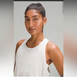 EUC Lululemon Fast and Free Race Length Tank in Mojave Tan size 8